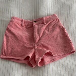 BillaBong Pink Corduroy Women Shorts